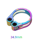 Maxbell Maxbell Aluminum Alloy Bicycle Seatpost Clamp Bike Seatpost Clip for Folding Bikes 34.9mm Colorful
