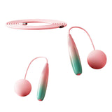 Maxbell Weighted Jumping Rope Skipping Rope for Exercise Training Adults pink