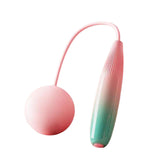 Maxbell Weighted Jumping Rope Skipping Rope for Exercise Training Adults pink