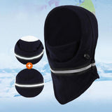 Maxbell Warm Face Hat Cover Warmer Winter Balaclava Ski Hat for Hiking Men Skiing Navy Blue