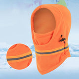 Maxbell Warm Face Hat Cover Warmer Winter Balaclava Ski Hat for Hiking Men Skiing Orange