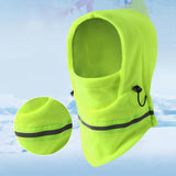 Maxbell Warm Face Hat Cover Warmer Winter Balaclava Ski Hat for Hiking Men Skiing Green