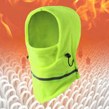 Maxbell Warm Face Hat Cover Warmer Winter Balaclava Ski Hat for Hiking Men Skiing Green