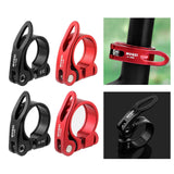 Maxbell Maxbell Bicycle Seat Post Clamp Durable for BMX Cycling Bracket 31.8mm or 34.9mm 31.8MM Black