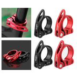 Maxbell Maxbell Bicycle Seat Post Clamp Durable for BMX Cycling Bracket 31.8mm or 34.9mm 31.8MM Black