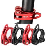 Maxbell Maxbell Bicycle Seat Post Clamp Durable for BMX Cycling Bracket 31.8mm or 34.9mm 31.8MM Black