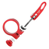 Maxbell Maxbell Bicycle Seat Post Clamp Durable for BMX Cycling Bracket 31.8mm or 34.9mm 31.8MM Red