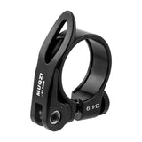 Maxbell Maxbell Bicycle Seat Post Clamp Durable for BMX Cycling Bracket 31.8mm or 34.9mm 34.9MM Black