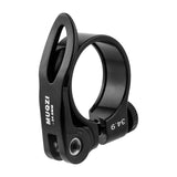Maxbell Maxbell Bicycle Seat Post Clamp Durable for BMX Cycling Bracket 31.8mm or 34.9mm 34.9MM Black