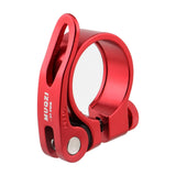 Maxbell Maxbell Bicycle Seat Post Clamp Durable for BMX Cycling Bracket 31.8mm or 34.9mm 34.9MM Red