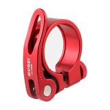 Maxbell Maxbell Bicycle Seat Post Clamp Durable for BMX Cycling Bracket 31.8mm or 34.9mm 34.9MM Red