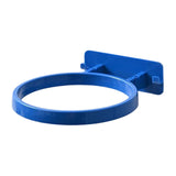 Maxbell Ball Holder Wall Mounted Ball Rack with Hanging Pegs for Yoga Room Baseball Blue