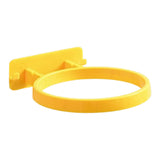 Maxbell Ball Holder Wall Mounted Ball Rack with Hanging Pegs for Yoga Room Baseball Yellow