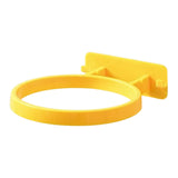 Maxbell Ball Holder Wall Mounted Ball Rack with Hanging Pegs for Yoga Room Baseball Yellow