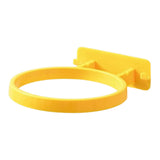 Maxbell Ball Holder Wall Mounted Ball Rack with Hanging Pegs for Yoga Room Baseball Yellow