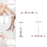 Maxbell Maxbell Leg Exercise Equipment Durable Ski Exercise Machine for Yoga Indoor Workout Pink without Handle