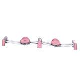 Maxbell Maxbell Leg Exercise Equipment Durable Ski Exercise Machine for Yoga Indoor Workout Pink without Handle