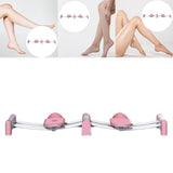 Maxbell Maxbell Leg Exercise Equipment Durable Ski Exercise Machine for Yoga Indoor Workout Pink without Handle
