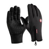 Maxbell Winter Gloves Windproof Insulated for Motorcycle Cycling Adults Unisex L Black