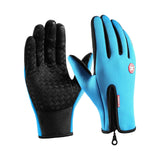 Maxbell Winter Gloves Windproof Insulated for Motorcycle Cycling Adults Unisex XL Blue