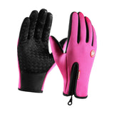 Maxbell Winter Gloves Windproof Insulated for Motorcycle Cycling Adults Unisex M Pink