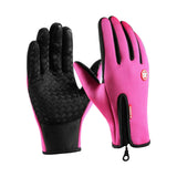 Maxbell Winter Gloves Windproof Insulated for Motorcycle Cycling Adults Unisex L Pink