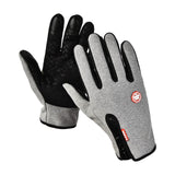 Maxbell Winter Gloves Windproof Insulated for Motorcycle Cycling Adults Unisex S Gray