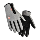 Maxbell Winter Gloves Windproof Insulated for Motorcycle Cycling Adults Unisex S Gray