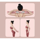 Maxbell Maxbell Yoga Stick Cross Open Posture Corrector for Home Fitness Gymnasts Pink