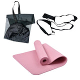 Maxbell Maxbell Yoga Mat with Storage Bag Sports Fitness Pad for Workout Gymnastic Home Gym Thick 0.8cm Pink