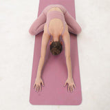 Maxbell Maxbell Yoga Mat with Storage Bag Sports Fitness Pad for Workout Gymnastic Home Gym Thick 1cm Pink