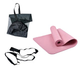 Maxbell Maxbell Yoga Mat with Storage Bag Sports Fitness Pad for Workout Gymnastic Home Gym Thick 1cm Pink