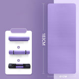 Maxbell Maxbell Yoga Mat with Storage Bag Sports Fitness Pad for Workout Gymnastic Home Gym Thick 0.8cm Purple