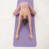 Maxbell Maxbell Yoga Mat with Storage Bag Sports Fitness Pad for Workout Gymnastic Home Gym Thick 1cm Purple