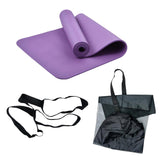 Maxbell Maxbell Yoga Mat with Storage Bag Sports Fitness Pad for Workout Gymnastic Home Gym Thick 1cm Purple