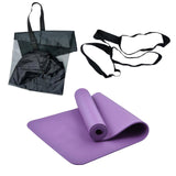 Maxbell Maxbell Yoga Mat with Storage Bag Sports Fitness Pad for Workout Gymnastic Home Gym Thick 1cm Purple