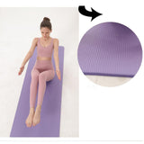 Maxbell Maxbell Yoga Mat with Storage Bag Sports Fitness Pad for Workout Gymnastic Home Gym Thick 1cm Purple