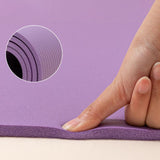 Maxbell Maxbell Yoga Mat with Storage Bag Sports Fitness Pad for Workout Gymnastic Home Gym Thick 1cm Purple