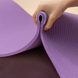 Maxbell Maxbell Yoga Mat with Storage Bag Sports Fitness Pad for Workout Gymnastic Home Gym Thick 1cm Purple