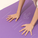 Maxbell Maxbell Yoga Mat with Storage Bag Sports Fitness Pad for Workout Gymnastic Home Gym Thick 1cm Purple