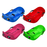 Maxbell Kids Snow Sled Sledge Grass Sand Sliding Downhill Sleigh Girls Gift Blue