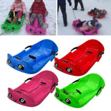 Maxbell Kids Snow Sled Sledge Grass Sand Sliding Downhill Sleigh Girls Gift Blue
