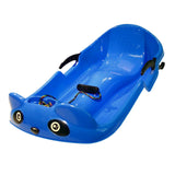 Maxbell Kids Snow Sled Sledge Grass Sand Sliding Downhill Sleigh Girls Gift Blue