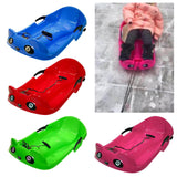 Maxbell Kids Snow Sled Sledge Grass Sand Sliding Downhill Sleigh Girls Gift Blue