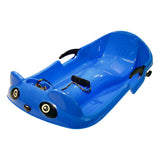 Maxbell Kids Snow Sled Sledge Grass Sand Sliding Downhill Sleigh Girls Gift Blue