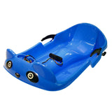 Maxbell Kids Snow Sled Sledge Grass Sand Sliding Downhill Sleigh Girls Gift Blue