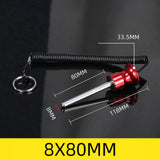 Maxbell Maxbell Universal Magnetic Weight Stack Pin Fitness Training 8x80mm Red