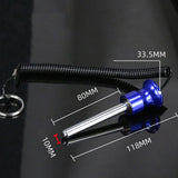 Maxbell Maxbell Universal Magnetic Weight Stack Pin Fitness Training 10x80mm Blue
