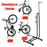 Maxbell Bicycles Bike Parking Rack Stand Upright Bike Sand Floor for Mountain Bike