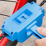 Maxbell Portable Cleaning Brush Tool Washing Outdoor Bike Chain Cleaner Scrubber Blue